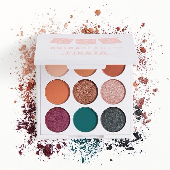 CHICA BEAUTY | FIESTA Palette - Mini 9-Shade Eyeshdow Palette - Picture 2 of 10